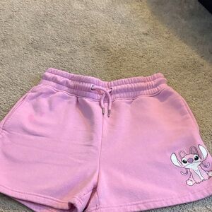 Pink Shorts with Cartoon Character